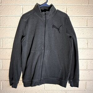 Puma Charcoal Full-Zip Sweatshirt